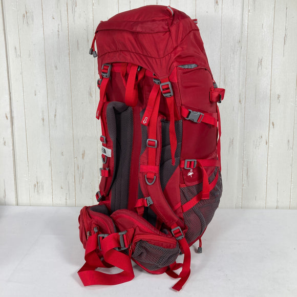 【Women's M レッド系】 The North Face ( ザ・ノースフェイス ) テルス 60 ウィメンズ Tellus 60 Women's 2気室 フロントアクセス レインカバー付属 ナイロン バッグ ストレージ バックパック 容量【55L～79L】 z