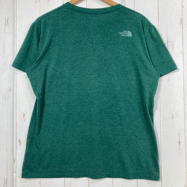 【Men's L グリーン系】 The North Face ( ザ・ノースフェイス ) ショートスリーブ メッセージロゴ ティー ポリエステル ウェア トップス インナー シャツ ショートスリーブTシャツ クルーネック コットン z00057762  コットン シ