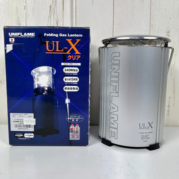 【OneSize クリアー系】 Uniflame ( ユニフレーム ) ガスランタン UL-X クリア Gas Lantern UL-X Clear 620106 z00056975  ランタン ライティングギア
