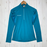 【Women's XS ブルー系】 Mammut ( マムート ) トレイル ハーフジップ ロングスリーブティー Trail Half Zip Long Sleeve Tee ウェア トップス インナー シャツ ロングスリーブシャツ 化繊 z00059344  化繊 ロ