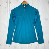 【Women's XS ブルー系】 Mammut ( マムート ) トレイル ハーフジップ ロングスリーブティー Trail Half Zip Long Sleeve Tee ウェア トップス インナー シャツ ロングスリーブシャツ 化繊 z00059344  化繊 ロ