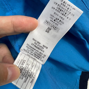 【Men's XS ネイビー系】 2015 Patagonia ( パタゴニア ) ナノエア フーディ Nano-Air Hoody NVYB / ネイビーブルー アクティブインサレーション ウェア トップス アウター ジャケット 化繊インサレーション z000550