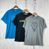 【Men's L ブルー系】 Le Coq Sportif（ルコック スポルティフ） ・Kitashinano Trail Freaks・Hirao Fuji Trail Running2024 ショートスリーブティー 計3点セット バルク販売 卸売り ウェア ト
