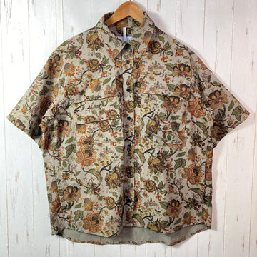【Unisex M グレー系】 Jugem（ジュゲム） プリント ドライカーゴ シャツ Prt Dry Cargo Shirt 柄ベージュ 入手困難 ポリエステル ウェア トップス インナー シャツ ショートスリーブシャツ 化繊 z00054788 柄ベージュ 化繊