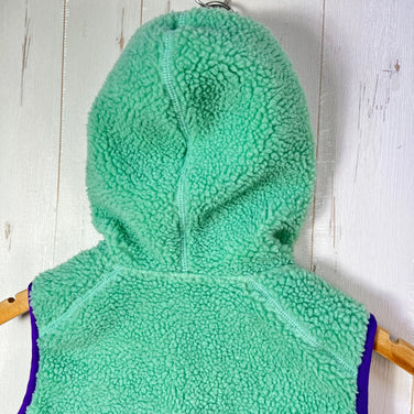 Aigle 女式小号绿色 Boa 羊毛背心，涤纶，上衣，背心，羊毛，z00053482