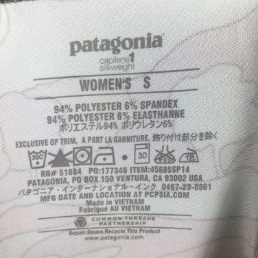 【Women's S ブルー系】 Patagonia ( パタゴニア ) キャプリーン 1 シルクウェイト ボトムス Capilene 1 Sw Bottoms タイツ 45685 International Women's タイツ ボトムス ウェア - 【公式】2ndGEAR（セカンドギア）Webショップ【登山用品・アウトドア用品専門 買取販売店】
