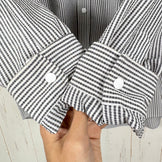 【Men's S ホワイト系】 Ridge Mountain Gear ( リッジマウンテンギア ) ベーシック ロングスリーブ シャツ ストライプ Basic Long Sleeve Shirt "Stripe" ポリエステル ウェア トップス インナー シャツ