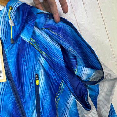 Marmot Convertible Wind Jacket, Men's Medium, Blue. Polyester. Outerwear/Tops/Windshell/Vest. z00055060.