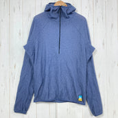 【Unisex S ブルー系】 Senchi Designs ( センチデザインズ ) アルファ 90 ハーフジップ フーディ Alpha 90 Half Zip Hoodie ポリエステル ウェア トップス アウター ジャケット フリース ポーラテック・アルファダ