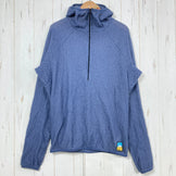 【Unisex S ブルー系】 Senchi Designs ( センチデザインズ ) アルファ 90 ハーフジップ フーディ Alpha 90 Half Zip Hoodie ポリエステル ウェア トップス アウター ジャケット フリース ポーラテック・アルファダ