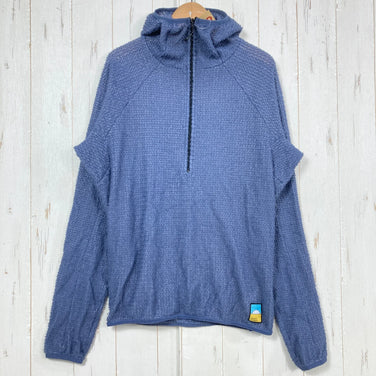 【Unisex S ブルー系】 Senchi Designs ( センチデザインズ ) アルファ 90 ハーフジップ フーディ Alpha 90 Half Zip Hoodie ポリエステル ウェア トップス アウター ジャケット フリース ポーラテック・アルファダ