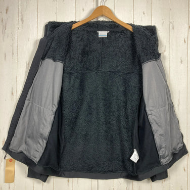 Columbia Mountains Are Calling Fleece Full Zip, Men's Size L (Black). This polyester fleece jacket is perfect for outerwear.