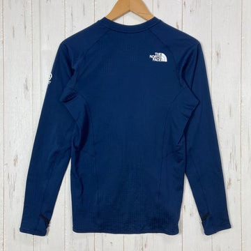【Unisex S ネイビー系】 The North Face ( ザ・ノースフェイス ) エクスペディション ドライ ドット クルー Expedition Dry Dot Crew DotKnit 吸汗速乾 サムホール SUMMIT SERIES ポリエステル ウェ - 0