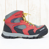 【Kid's 24.5cm レッド系】 Hi-tec ( ハイテック ) キッズ ウォータープルーフ ライト トレッキングシューズ 防水 7Y-56 Kid's トレッキングブーツ フットウェア - 【公式】2ndGEAR（セカンドギア）Webショップ【登山用品・アウトドア用品専門 買取販売店】