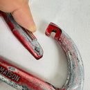 【OneSize レッド系】 Rene Desmaison ( ルネ・デメゾン ) ヴィンテージ カラビナ Vintage Carabiner ビンテージ オリジナル 入手困難 D型 ストレートゲート 2900Kg刻印 ロッククライミングギア z00061771-3