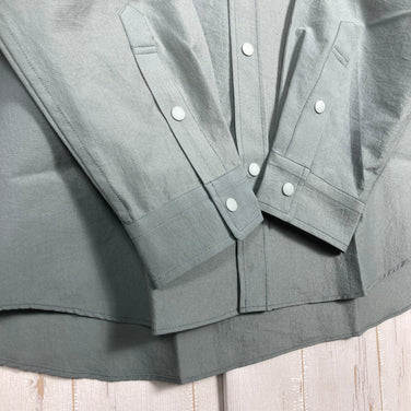 【Men's S グリーン系】 Ridge Mountain Gear ( リッジマウンテンギア ) ベーシック ロングスリーブ シャツ Basic Long Sleeve Shirt Sage Green ポリエステル ウェア トップス インナー シャツ ロングス