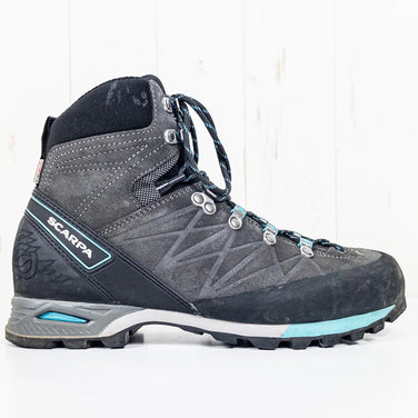Scarpa Marmolada Pro HD 女款 Shark/Octane 徒步靴，尺码 26.1 厘米，黑色 (z00053530)