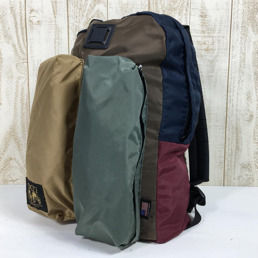 【OneSize ブラウン系】 Dcci フロント 2ポケット バックパック Front 2-Pockets Backpack 18L デイパック アメリカ製  デイパック 容量【～29L】 バックパック バッグ ストレージ