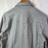 Norrona Tamok 男女通用中灰色羊毛纯色衬衫 2313 Drizzle Melange。难得一见的羊毛上衣、内衣、长袖衬衫。