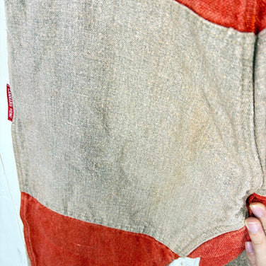 【Men's S オレンジ系】 1990s Manastash ( マナスタッシュ ) ダブルニー ヘンプ パンツ Double-Front Hemp Pant 生産終了モデル 入手困難 アメリカ製 ウェア ボトムス ロングパンツ コットン z00053397  コ