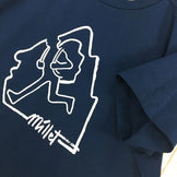 【Men's S ネイビー系】 Millet ( ミレー ) バックパッカー プリント Tシャツ MIV01719 Men's 化繊 ショートスリーブTシャツ クルーネック インナー シャツ トップス ウェア - 【公式】2ndGEAR（セカンドギア）Webショップ【登山用品・アウトドア用品専門 買取販売店】