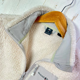 Montbell ClimAir 女款中号粉色夹克。涤纶抓绒外套 (z00053548)。