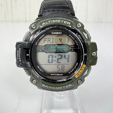 【OneSize グリーン系】 Casio ( カシオ ) スポーツギア Sports Gear 電子機器 精密機器 アウトドアウォッチ 時計 z00056501  アウトドアウォッチ 時計 電子機器 精密機器 - 0