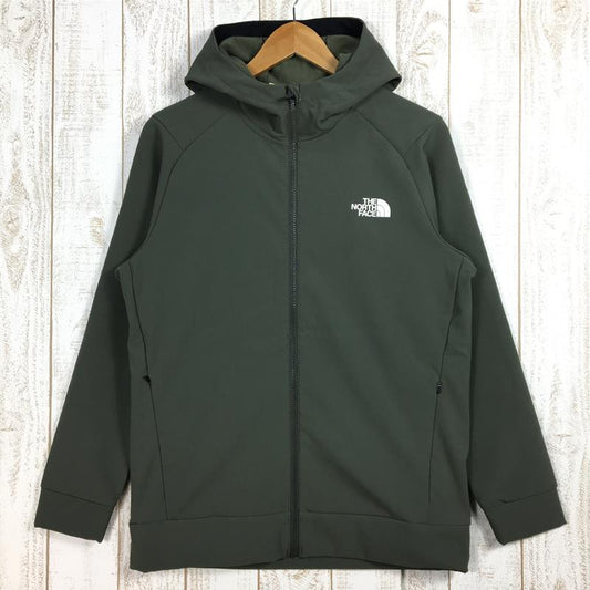 【Men's M グリーン系】 The North Face ( ザ・ノースフェイス ) エイペックス サーマル フーディ Apex Thermal Hoodie ソフトシェル フリース ジャケット NP72071 Asian Men's  ソフトシェル アウター