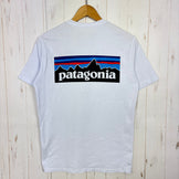 【Men's XS ホワイト系】 2022 Patagonia ( パタゴニア ) P6 ロゴ レスポンシビリティー ティー P6 Logo Responsibili Tee コットン ウェア トップス インナー シャツ ショートスリーブTシャツ クルーネック コット