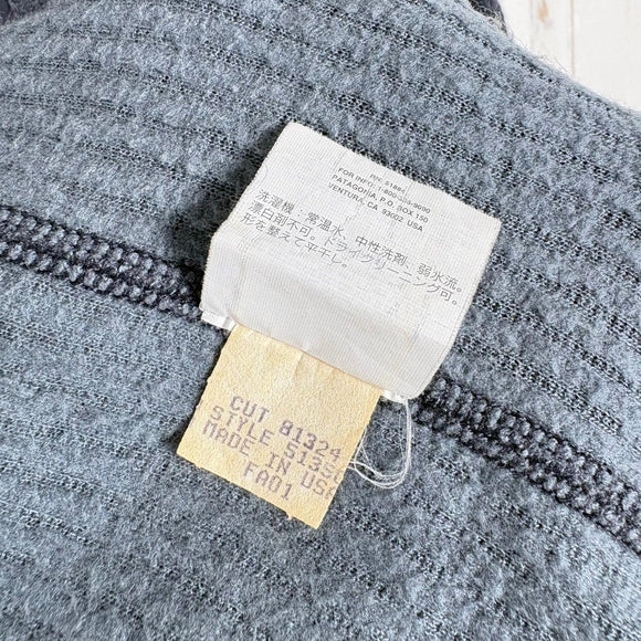 【Men's L グレー系】 2001 Patagonia ( パタゴニア ) オーバーランド プルオーバー Oberland Pullover 生産終了モデル 入手困難 ウール混 USA製 ハーフジップ ウェア トップス アウター ジャケット フリース z000