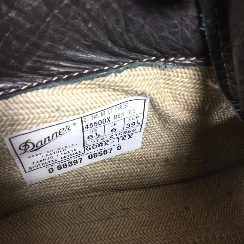 [男式 24.5 厘米米色] Danner Mountain 浅色绒面革 Gore-Tex 45500X 男式棕褐色徒步靴鞋类