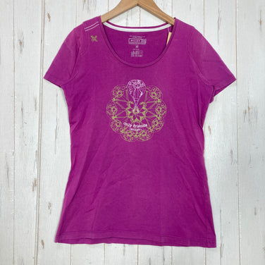 【Women's M パープル系】 Millet ( ミレー ) コットン ショートスリーブティー コットン ウェア トップス インナー シャツ ショートスリーブTシャツ クルーネック コットン z00059862  コットン ショートスリーブTシャツ クルーネック イ