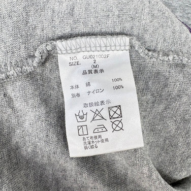 【Men's 2 グレー系】 Mei ( マウンテンイクイップメントインク ) × Grn（ジーアールエヌ）米綿天竺 Ｔシャツ 入手困難 ダブルネーム コラボモデル コットン ウェア トップス インナー シャツ ショートスリーブTシャツ クルーネック コットン z
