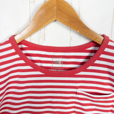 【Women's S アイボリー系】 The North Face ( ザ・ノースフェイス ) マキシフレッシュ ショートスリーブ ボーダー ポリエステル ウェア トップス インナー シャツ ショートスリーブTシャツ クルーネック コットン z00052016 コットン - 【公式】2ndGEAR（セカンドギア）Webショップ【登山用品・アウトドア用品専門 買取販売店】