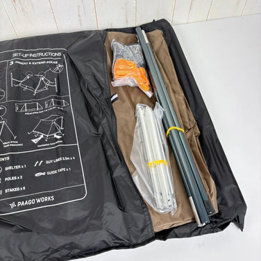 均码米色：Paago Works Ninja Shelter CT104 深米色 (z00056923) 深米色帐篷露营装备