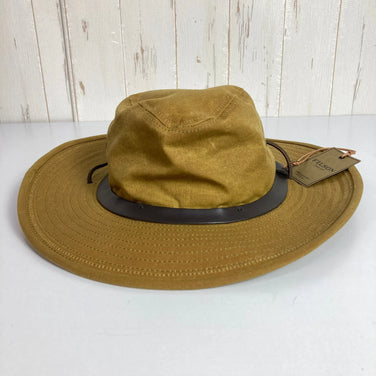 男女通用大号米色 Filson Tin Cloth Bush 帽子，深棕色，棉质，服装，配饰，头饰，帽子，z00053904，深棕色，帽子，头饰，穿戴