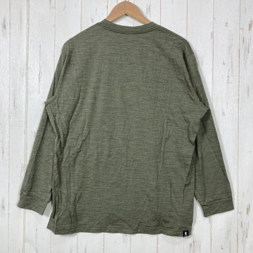 【Unisex L グリーン系】 MIYAGEN Trail Engineering（ミヤゲン トレイル エンジニアリング） ロングスリーブ メリノ Tシャツ Long Sleeve Merino T Shirt メリノウール ウェア トップス インナー シャツ ロン - 0
