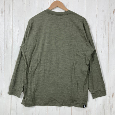【Unisex L グリーン系】 MIYAGEN Trail Engineering（ミヤゲン トレイル エンジニアリング） ロングスリーブ メリノ Tシャツ Long Sleeve Merino T Shirt メリノウール ウェア トップス インナー シャツ ロン