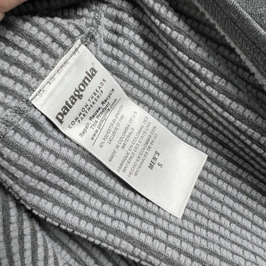 男士小号灰色 2015 Patagonia Capilene 保暖拉链领 FGX 涤纶抓绒外套