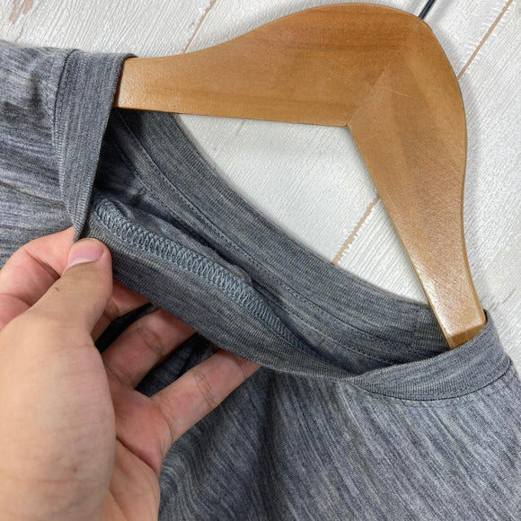 【Unisex M グレー系】 2024 Yamatomichi ( 山と道 ) 100% メリノ ライト クルーネック ポケット 100% Merino Light Crew Neck Pocket Gray Marl メリノウール100% 低温乾燥機対応 日本製