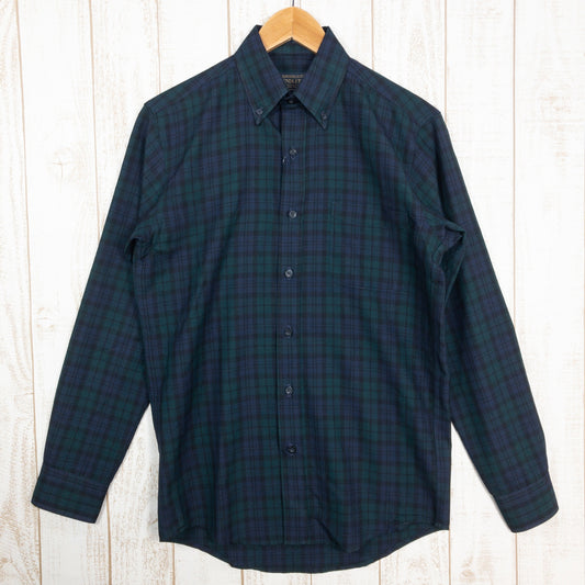 [Men's M Navy] Pendleton Sir Pendleton Shirt Merino Wool International Men's Black Watch Tartan Wool Long Sleeve Shirt Innerwear