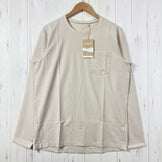 【Men's M ベージュ系】 Houdini ( フーディニ ) カバー クルー Cover Crew Foggy Mountain ポリエステル ウェア トップス インナー シャツ ロングスリーブTシャツ クルーネック 化繊 z00059717 Foggy Mo