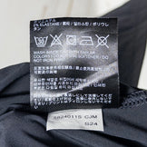 Men's Medium Gray Jackwolfskin Half-Button Shirt, Polyester, Short Sleeve, Synthetic, Top, Undershirt, z00053102