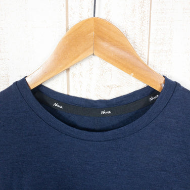 【Men's L ネイビー系】 Nanga ( ナンガ ) メリノウール インナー ロングスリーブ ティー Merino Wool Long Sleeve Tee メリノウール Asian Men's ウール ロングスリーブTシャツ クルーネック インナー シャツ - 【公式】2ndGEAR（セカンドギア）Webショップ【登山用品・アウトドア用品専門 買取販売店】