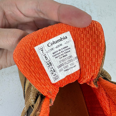【Women's 24.0cm ベージュ系】 Columbia ( コロンビア ) セイバー ファイブ ミッド アウトドライ ワイド Saber Five Mid OutDry Wide OutDry / Wide / Techlite Plus / Adapt Trax フット