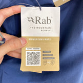 【Men's M-Short ネイビー系】 Rab ( ラブ ) モメンタム パンツ Momentum Pants QFV-82 Deep Ink z00058283 Deep Ink ソフトシェル ロングパンツ ボトムス ウェア