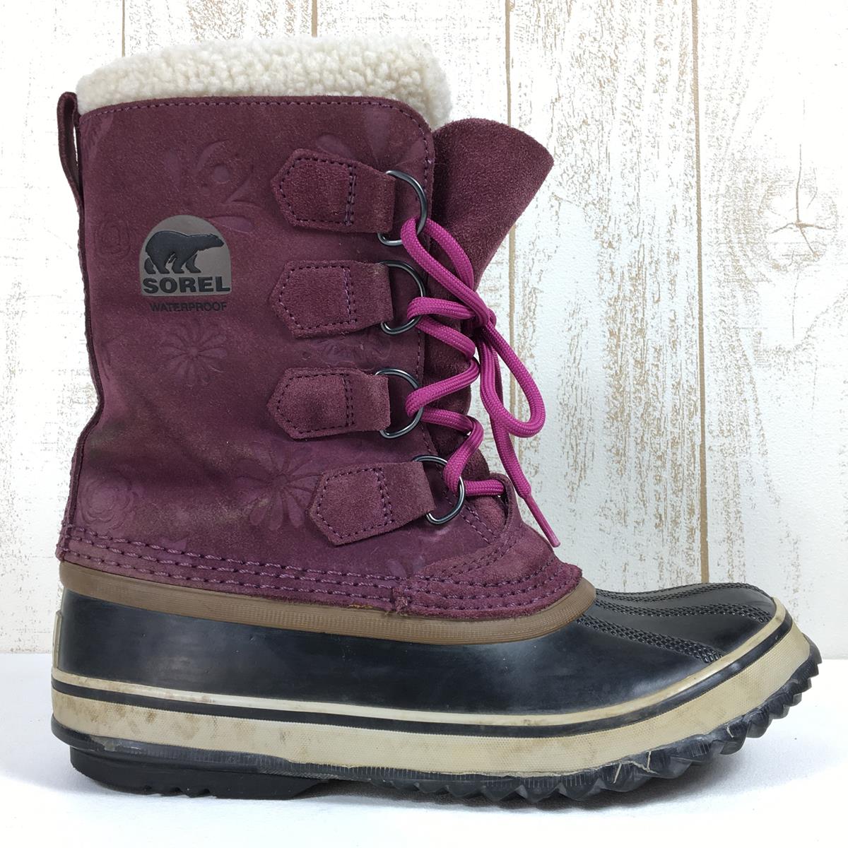 【女款23.0cm紫色】Sorel 1964 Pack Graphic 13女式NL1966女式雪地靴鞋类