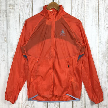 【Men's S オレンジ系】 Odlo ( オドロ ) ゼロウェイト デュアルドライ ウォーター レジスタ ジャケット Zeroweight Dualdry Water Resista Jacket ウィンドシェル フーディ 313012 Internationa - 【公式】2ndGEAR（セカンドギア）Webショップ【登山用品・アウトドア用品専門 買取販売店】
