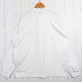 Men's Size L White Jackwolfskin JP Sunshelter Cardigan, Polyester, Long Sleeve Shirt, Synthetic Fiber, z00053092