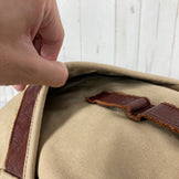 【Unisex OneSize ベージュ系】 2000s Kiva Designs ( キバデザイン ) コットンキャンバス × バイソンレザー デイパック Cotton Canvas Bison Leather Daypack 生産終了モデル 入手困難 バッグ ストレージ バッ
